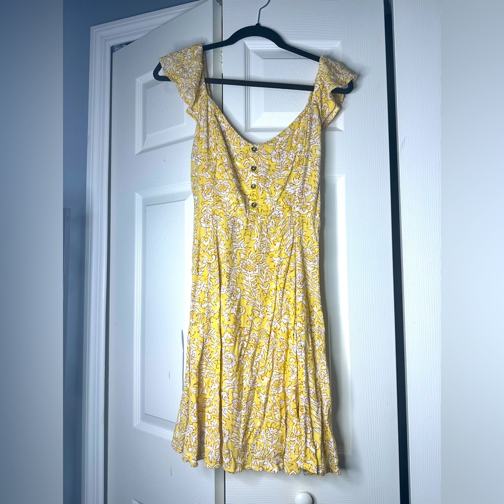 Billabong Yellow Floral Dress
